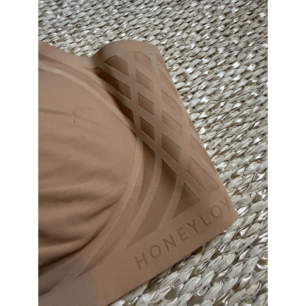 Honeylove Crossover Bra Tan Nude Wireless Seamless Support Size L 38B/C LWBR0201 - Picture 2 of 5